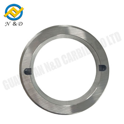 YG8 YG15 resistenza all'usura Carburo di tungsteno Foli di guarnizione con scanalatura D10-600mm